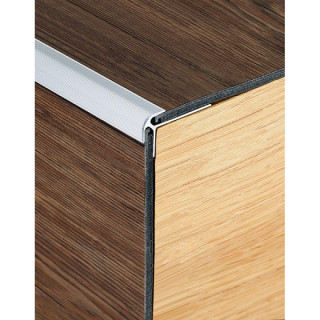 Profil ALU treapta SPC-LVT grosime 6mm montaj