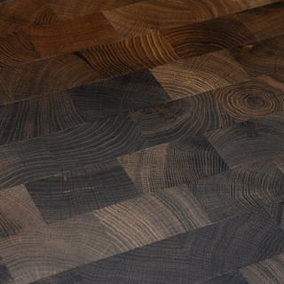 Parchet Oak Smoked End Grain RE 75x45/10mm