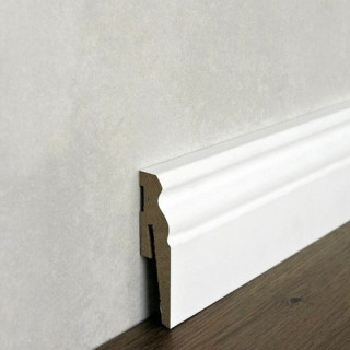 plinta mdf alb profilat 60mm inaltime