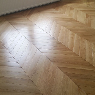Parchet Chevron Natur 100/20mm Matt