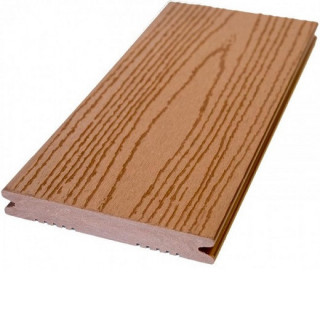 WPC Solid Hellbraun 143/22mm Structurat - Francez