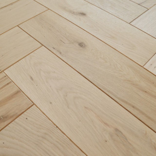 Herringbone Stejar 130/15mm RM BRUT (warm holes)