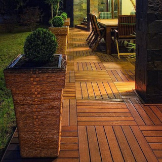 Frasin Termotratat Quick Deck Mosaic 31x199x595mm