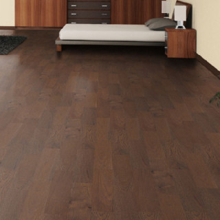 Parchet stejar dark classic 125/10mm  dormitor
