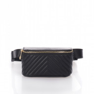 Borseta dama piele naturala Neagra Miavera