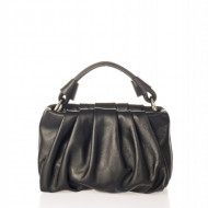 Geanta piele naturala neagra
