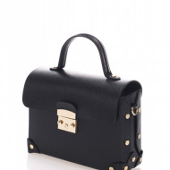 Geanta dama piele naturala Neagra office Miavera