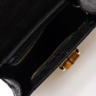 Poseta dama piele naturala neagra MiaVera