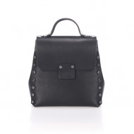 Rucsac dama din piele naturala Negru Sandra by Giulia Massari