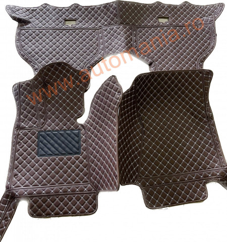 Covorase auto Premium BMW X6 2008-2014 coffee(maro)