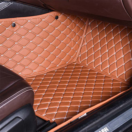 Covorase auto Premium Mercedes Benz C 2014-2021 maro deschis