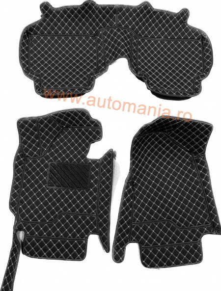 Covorase auto Premium Suzuki Vitara 2020 + , Negru fir crem