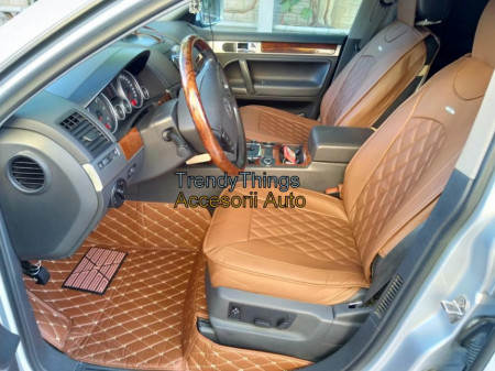 Covorase Auto Volkswagen Touareg 2012+ Maro Deschis