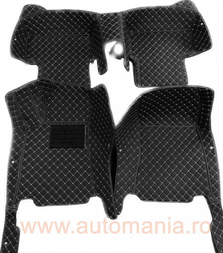 Covorase auto Premium Mercedes CLA 2020 + negru fir crem