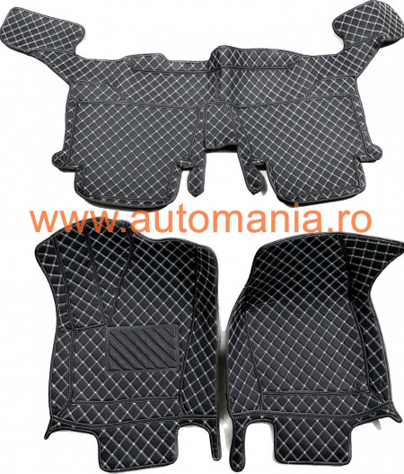 Covorase auto Premium KUGA, negru cu fir crem 2008 - 2018