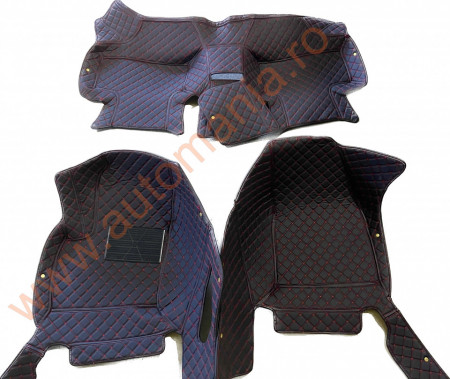 Covorase auto Premium Volvo XC 40 , Negru fir rosu