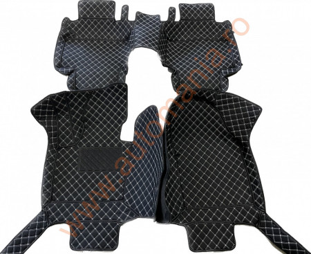 Covorase auto Volvo XC 90 negru cu crem 2010-2014