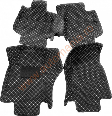 Covorase auto Mercedes Benz GLB , Negru fir crem