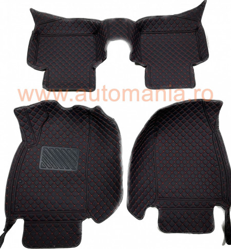 Covorase auto Premium Opel Insignia ; negru fir rosu