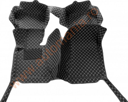 Covorase auto BMW serie 7 F01 , negru FIR crem