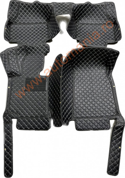 Covorase auto Premium BMW serie 3 2019 + negru fir crem