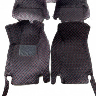Covorase auto Premium Audi A5 ( 2010-2016 ) 2 portiere negru fir rosu