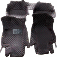 Covorase auto Premium Audi TT Negru Fir rosu