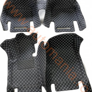 Covorase auto premium BMW serie 5 G30 negru fir crem