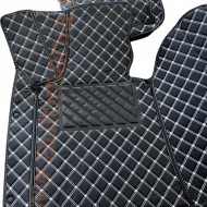 Covorase auto Premium Mercedes Benz GLK , Negru fir crem