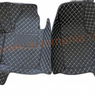 Covorase Auto Premium Volkswagen ID.3 negru cu fir crem