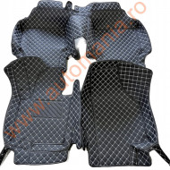Covorase Auto Premium Volkswagen Tiguan 2007-2015 negru fir alb