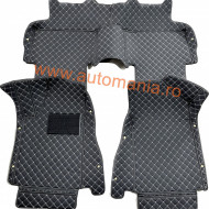 Covorase auto Peugeot 508 negru fir alb