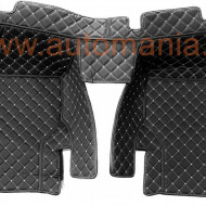 Covorase auto Premium Audi A7 (2018+ ) negru fir crem
