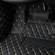 Covorase auto Premium BMW seria 8 , 2 portiere negru fir bej