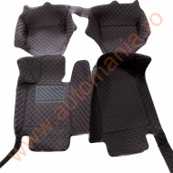 Covorase auto Premium BMW serie 3 E90 negru cu fir rosu