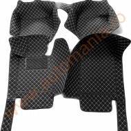 Covorase auto Premium BMW serie 3 F30 negru cu fir crem
