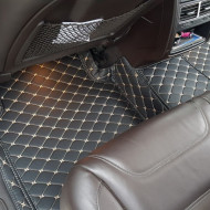 Covorase auto Skoda Superb II negru fir crem