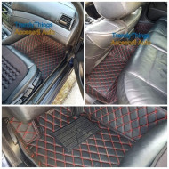 Covorase auto Peugeot 5008 negru fir rosu