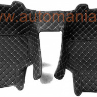 Covorase auto Premium Audi A5 2018 + negru fir crem