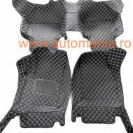 Covorase auto Premium Range Rover Evoque, ; negru fir crem
