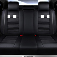 Huse auto Skoda Negre cu Alb/ 4 pernute incluse