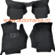 Covorase auto Porsche Macan , Negru fir crem