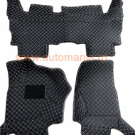 Covorase auto Premium Range Rover Sport 2012 + negru fir crem