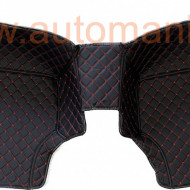 Covorase Auto premium Volkswagen Passat B6 ; NEGRU fir rosu