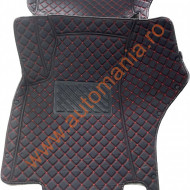 Covorase auto Premium Mercedes GLB negru fir rosu