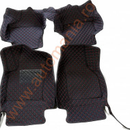 Covorase Auto premium Volkswagen Passat B8 ; negru cu fir rosu