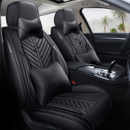 Huse auto Volkswagen Luxury Negru Complet / 4 pernute incluse