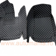 Covorase auto Mercedes Benz GLC 2015-2019 negru fir crem