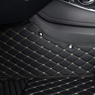 Covorase auto Premium BMW seria 8 , 2 portiere negru fir bej