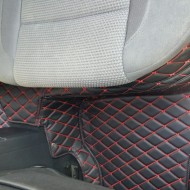 Covorase auto Premium Hyundai Tucson 3 , negru cu fir rosu